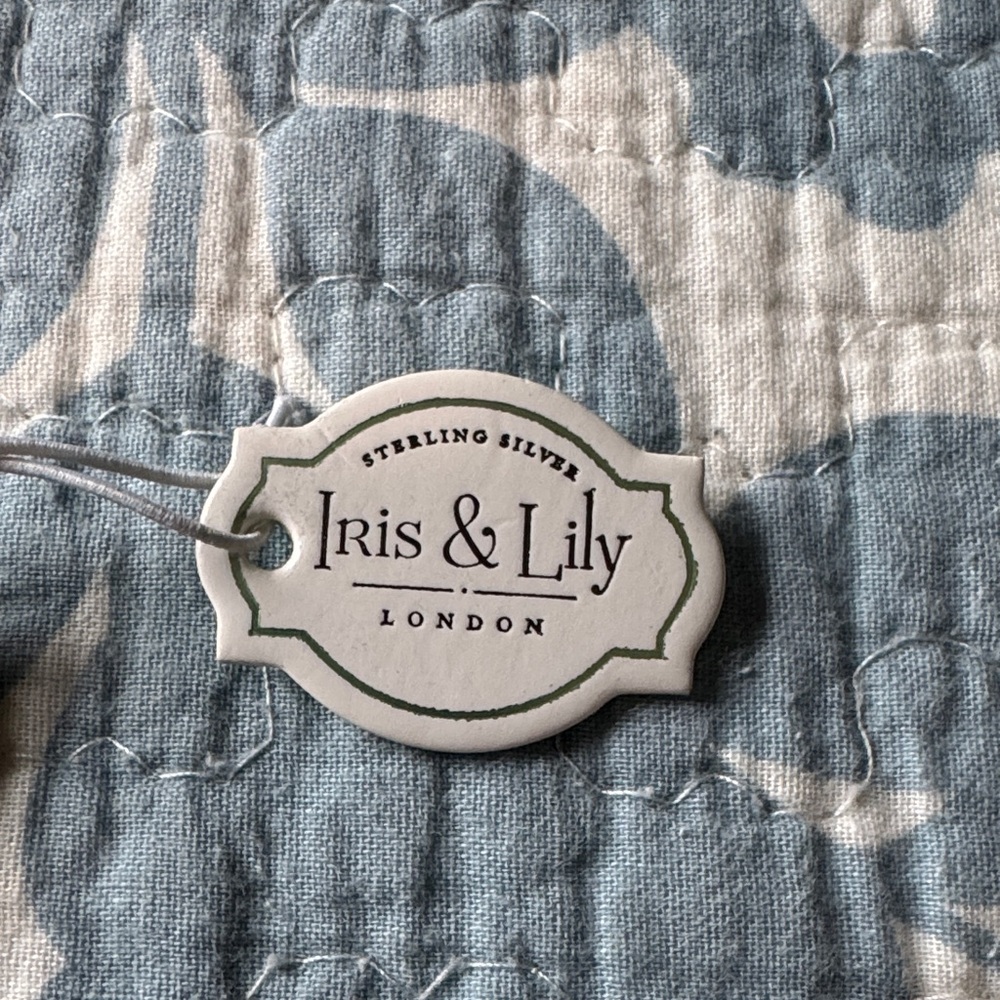 Iris & Lily Sterling Silver Tag